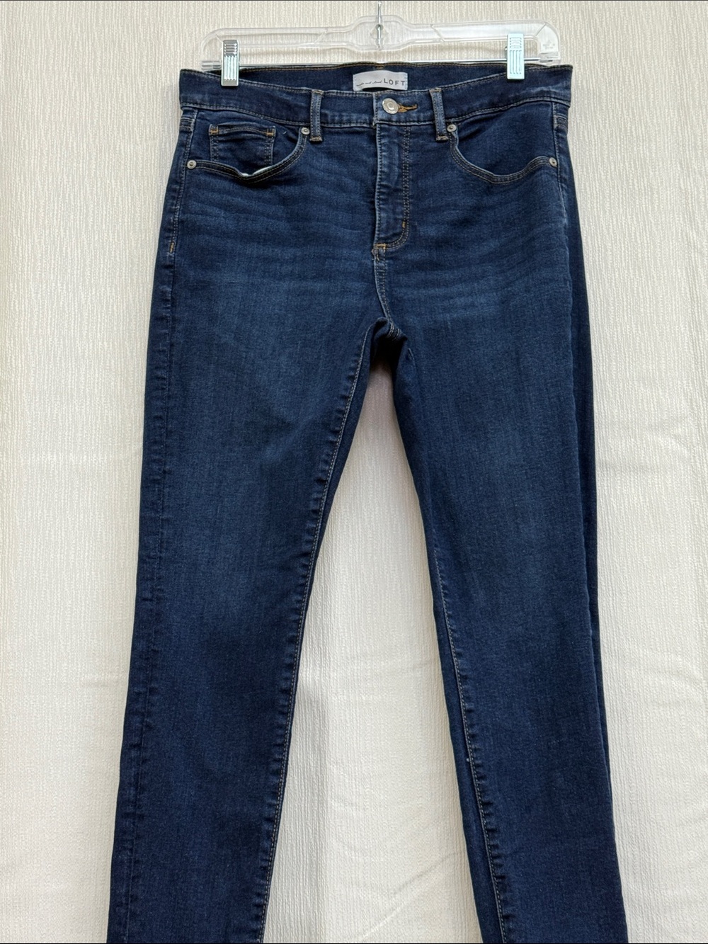 LOFT Women's Dark Indigo Skinny Jeans